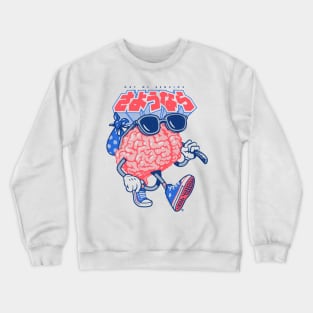 Sayonara Out of Service Brain Vacation Crewneck Sweatshirt